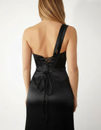 Brown Strapless Dress