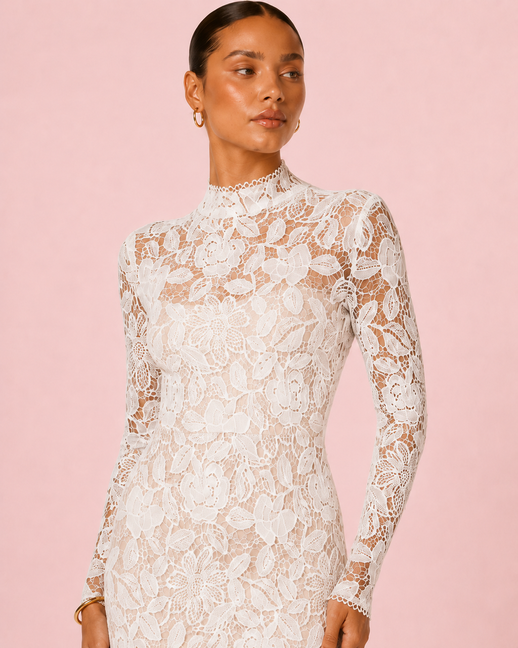Lara - Robe midi en crochet