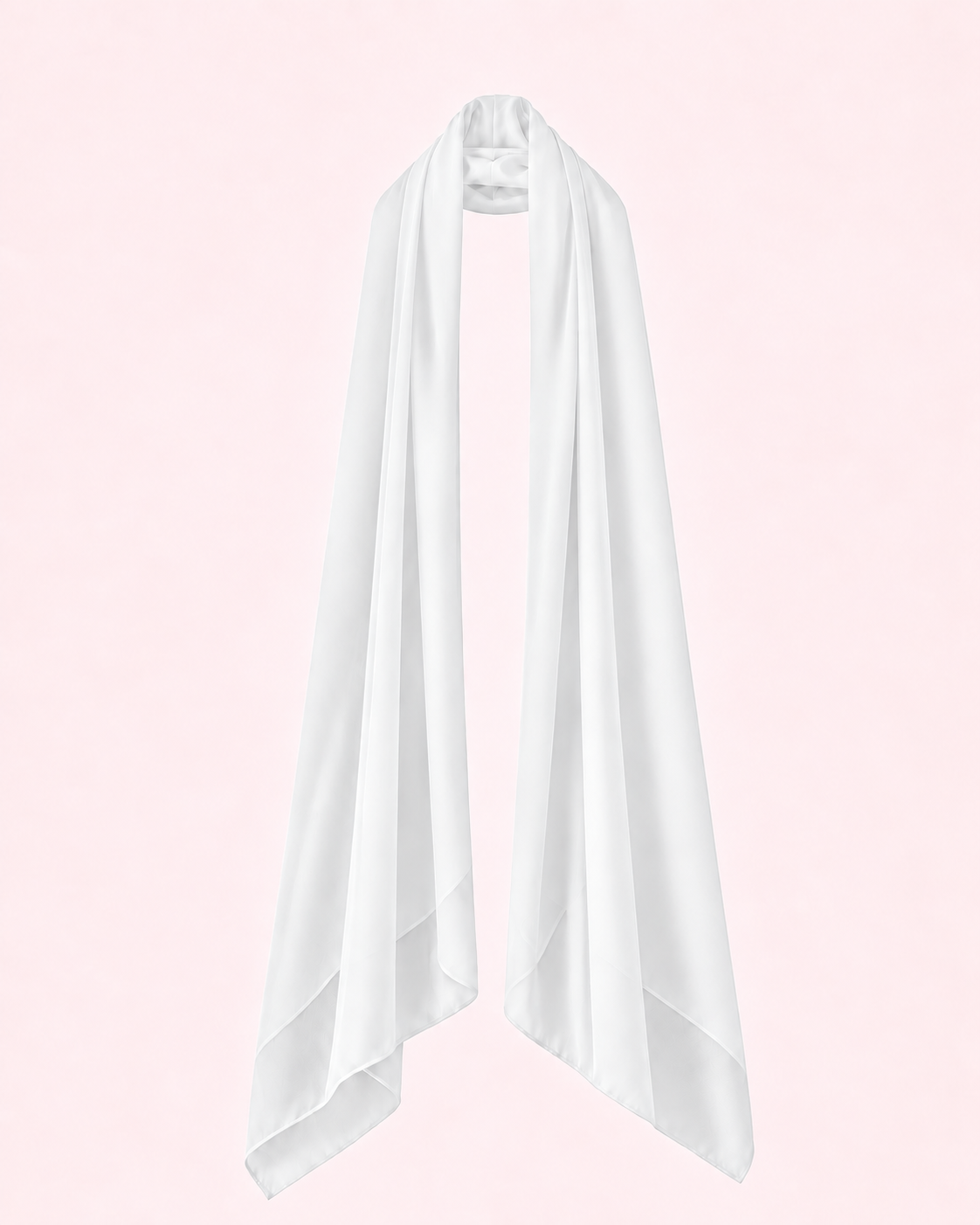 Étole blanche mousseline