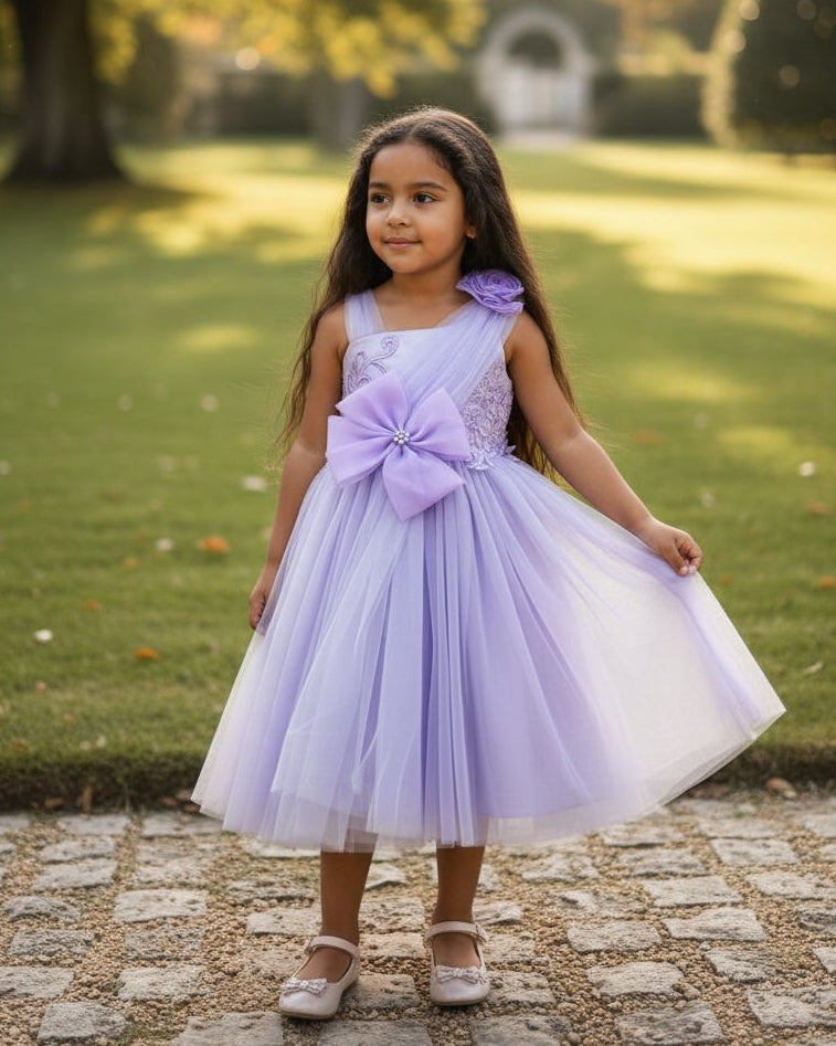 Lila - Robe enfant lilas