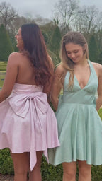 Robyn - Robe courte rose