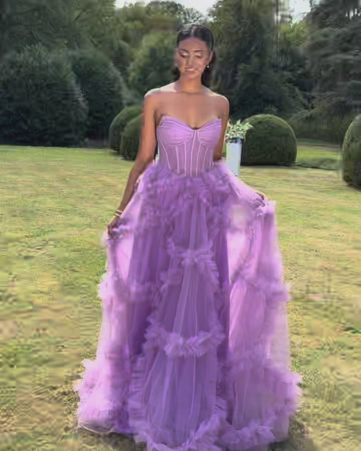 Robe Alba mauve
