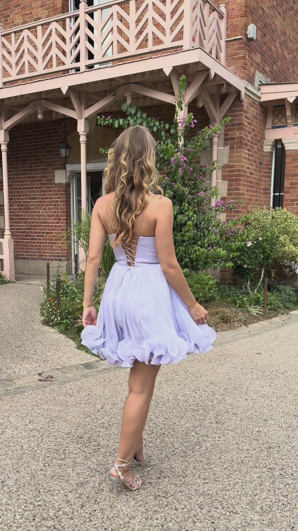 Iris Robe Courte Lilas