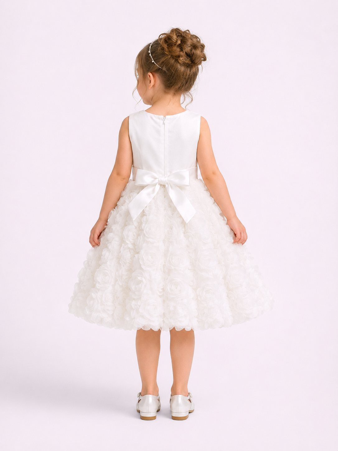 Rosalie - Robe enfant blanche