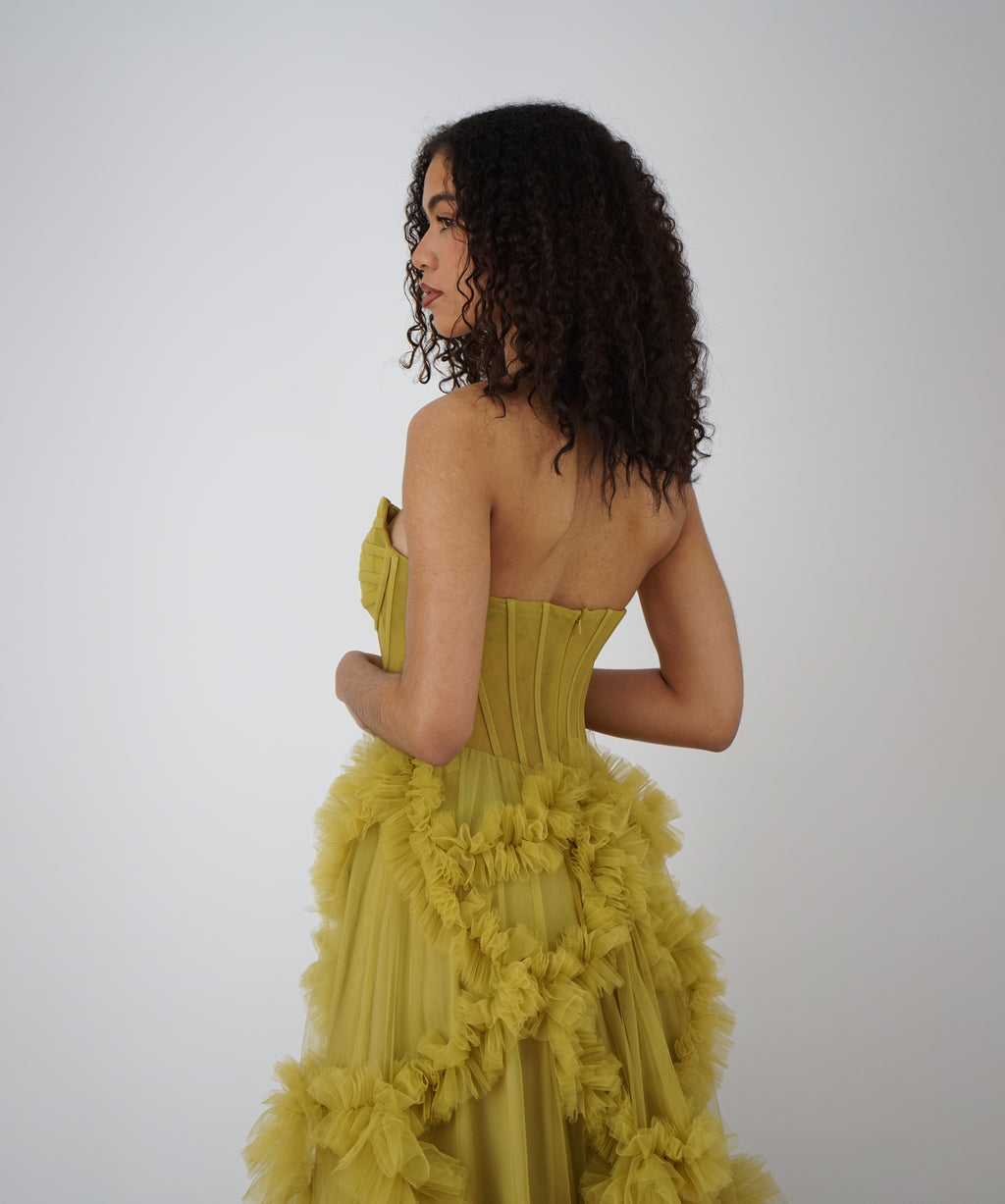 Robe Alba verte olive